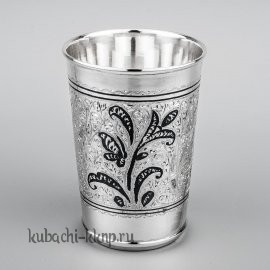 Высокий серебряный стакан  - СТ121