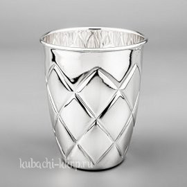 Стакан серебряный «Отражение» - ст077