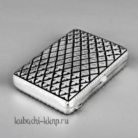 Серебряный портсигар 