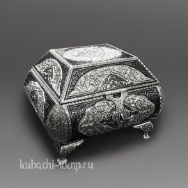 шкатулка серебряная - шк04