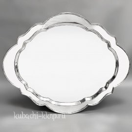 Поднос из серебра Глянцевый - ПДН044