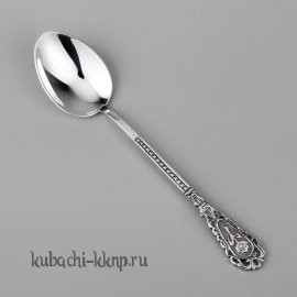 Серебряная чайная ложка «Дамская» - л00040