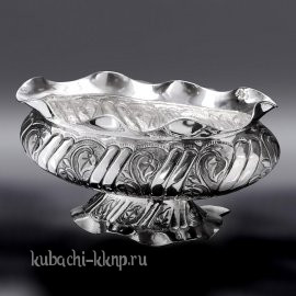 Ваза из серебра для фруктов - вз031