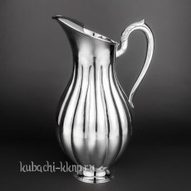 Серебрянный кувшин для воды «Новая волна» - кв015