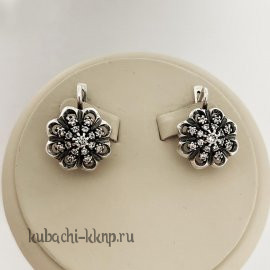 Серебряные женские серьги 