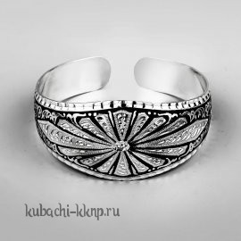 Серебряный браслет Кубачи 