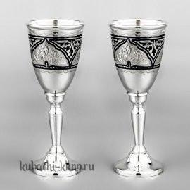 Набор  рюмок , серебряный - нр07