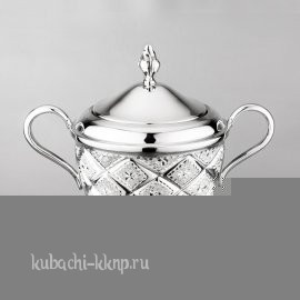 Серебряная сахарница 