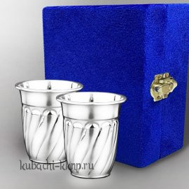 Набор из двух глянцевых стопок 