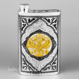 серебряная фляга «Символичная» - фл035