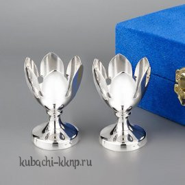 Набор серебряных гляннцевых пашотниц «Глянец» - пш03-2