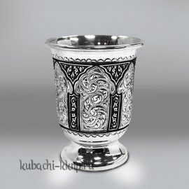 Кубачинская серебряная стопка - СТП066