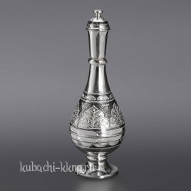 Графин из серебра с кубачинским узором, 260мл - гр003