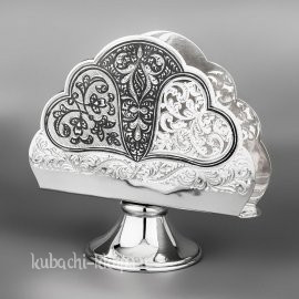 Серебряная салфетница 