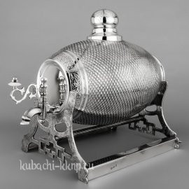 Серебряный графин «Бочка» - бч01