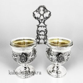 Серебряная солонка 