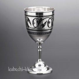 Серебряный бокал Кубачи - бк005