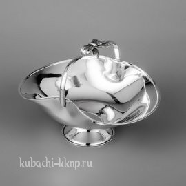 Серебряная конфетница «корзинка» мал - кф093