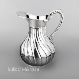 Серебряный кувшин для воды «Волна» - кв06