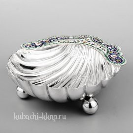 Серебряная икорница 