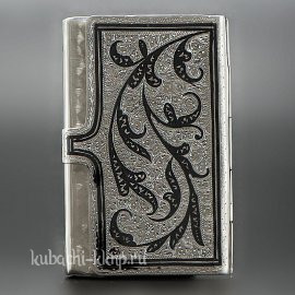 Серебряная визитница 