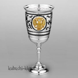 Фужер из серебра «С гербом» - ф00026