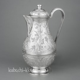 Серебряный кувшин без черни 