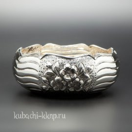 Серебряная ваза для конфет - кф0027