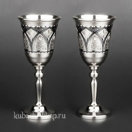 Набор  рюмок , серебряный - р00014-2