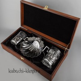 Чайный набор из серебра  «Грация» - чср015