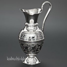 Серебряный графин для воды без крышки - кв012