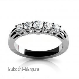 Кольцо из белого золота 