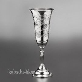 Фужер для шампанского, с чернью - ф0012