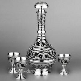 Водочный набор из серебра 