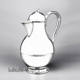 Серебряный кувшин для воды (глянцевый) - кв105
