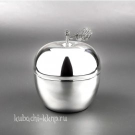Серебряная Сахарница «Яблоко» - яб085
