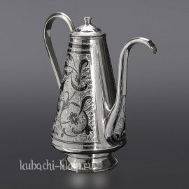Кофейник из серебра - кф002