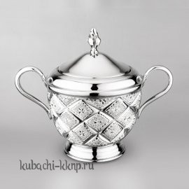 Серебряная сахарница 