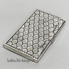 Серебряная визитница  