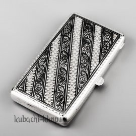 Серебряный портсигар 