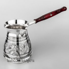 Серебряная турка с чернением - т026