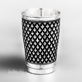 Строгий серебряный стакан, 310 мл - ст055