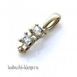 Кулон из золота 585 пробы - Yuv - 107