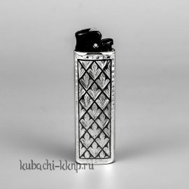 Серебряный футляр для зажигалки 