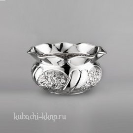 Серебряная конфетница «Ромашка» - кф172