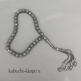 Четки из серебра с оксидировкой - ЧЁТ05