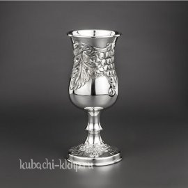 Серебряный бокал «Виноград арм» - бк019