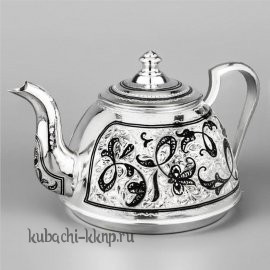 Заварочный чайник из серебра - ЧН054