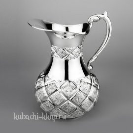 Серебряный кувшин для воды Кубачинский - кв00038