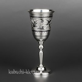 Серебряная рюмка Кубачи с красивым орнаментом - р00011